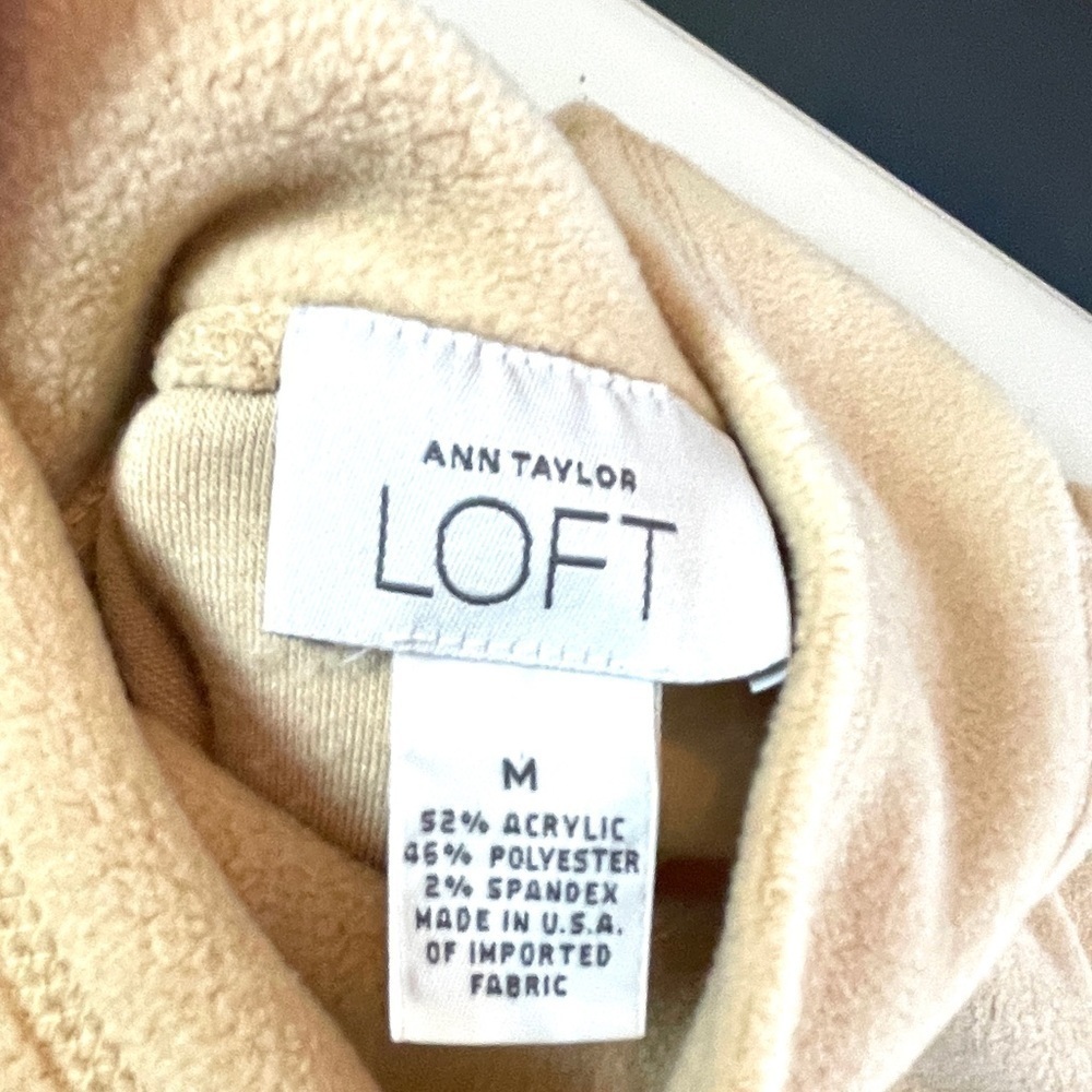 Ann Taylor Loft Fleece pullover top
